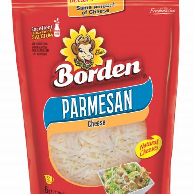 Borden Shredded Parmesan Cheese, 6 oz