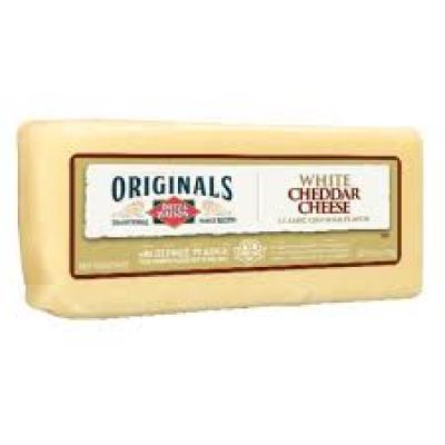 Dietz & Watson Originals Mild White Cheddar Cheese Block, 7 oz