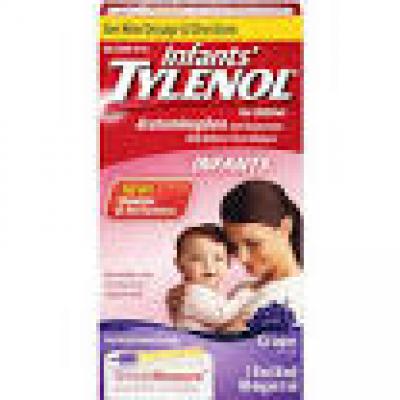 Infants’ Tylenol Acetaminophen, Grape Flavor, 1 fl oz