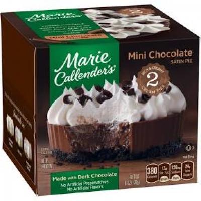 Marie Callender’s Mini Chocolate Satin Pie, 2 ct