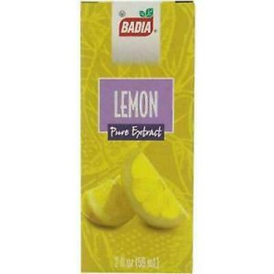 Badia Pure Lemon Extract, 2 oz