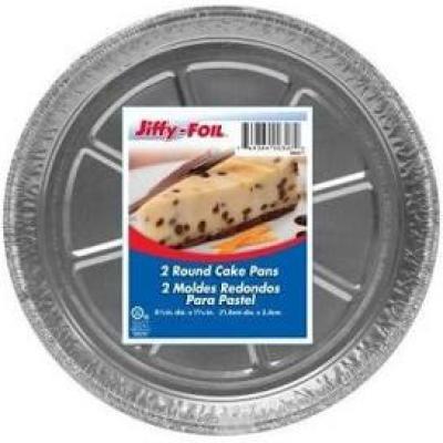 Jiffy-Foil 8.5 inch Round Cake Pans, 2 ct