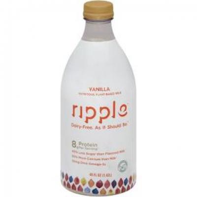 Ripple Dairy Free Vanilla Milk, 48 fl oz