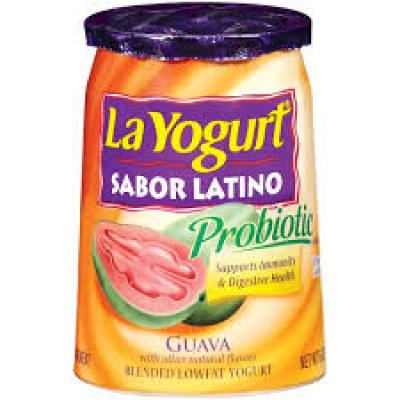 La Yogurt Sabor Latino Blended Lowfat Yogurt Guava, 6 oz