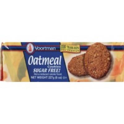 Voortman Sugar Free Oatmeal Cookies, 8 oz