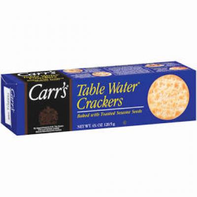 Carr’s Table Water Crackers, Toasted Sesame, 4.25 oz