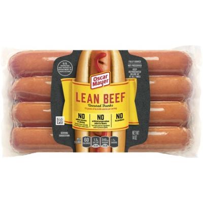 Oscar Mayer Lean Beef Franks, 8 count, 14 oz