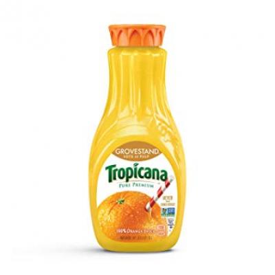 Tropicana Grovestand (Lots of Pulp) Orange Juice, 52 oz