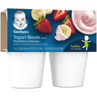 Gerber Yogurt Blends Strawberry-Banana, 3.5 oz