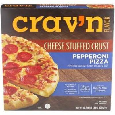 Crav’n Flavor Cheese Stuffed Crust Pepperoni Pizza, 32.7 oz