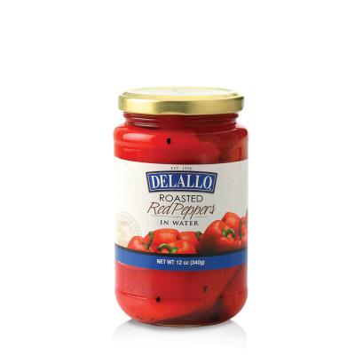 DeLallo Roasted Red Peppers, 12 oz