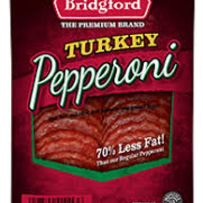 Bridgford Turkey Pepperoni, 4.5 oz