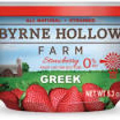 Byrne Hollow Farm Greek Yoghurt Strawberry, 5.3 oz