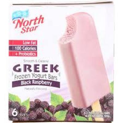 North Star Black Raspberry Greek Yogurt Bars, 6 ct