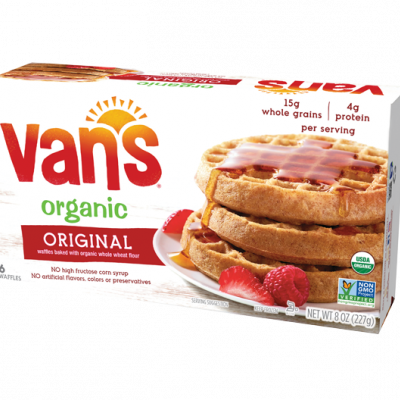 Vans Organic Original Waffles, 6 ct