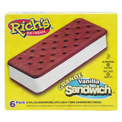 Rich Ice Cream Sandwich