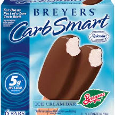 Breyers Carb Smart Vanilla Ice Cream Bars 6/21 oz