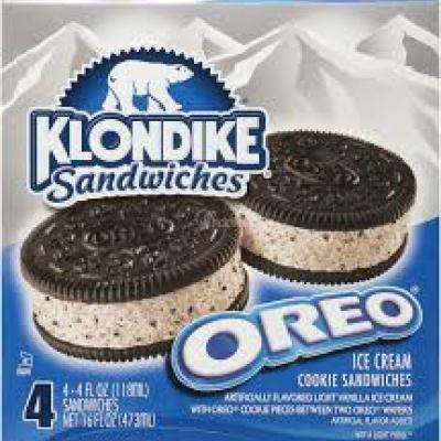 Klondike Oreo Ice Cream Sandwiches, 4 ct