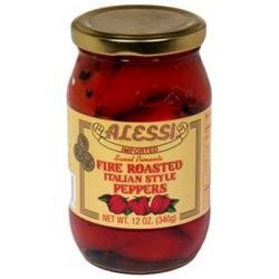 Alessi Fire Roasted Italian Style Peppers, 12 oz