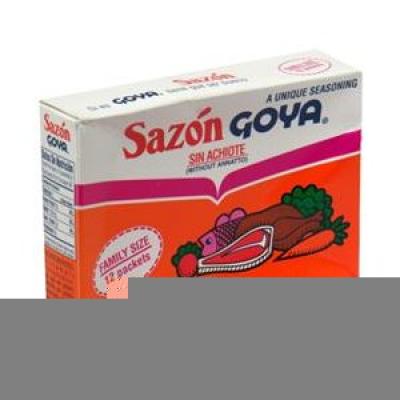 Goya Sazón Sin Achiote / Seasoning Without Annatto, 2.11 oz