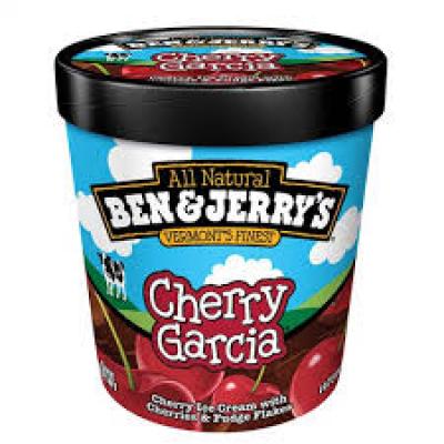 Ben & Jerry’s Cherry Garcia Ice Cream, 1 pt