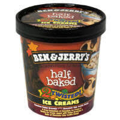 Ben & Jerry’s Ice Cream Half Baked, 1 pt