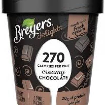 Breyers Delights Creamy Chocolate Ice Cream, 16 oz