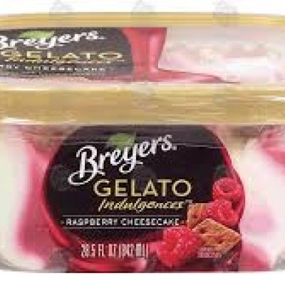 Breyers Gelato Raspberry Cheesecake, 28.5 oz