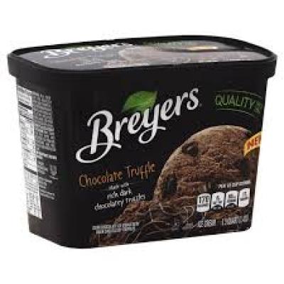 Breyers Chocolate Truffle Ice Cream, 1.5 quart