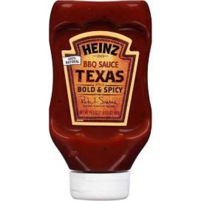 Heinz Texas BBQ Sauce Bold and Spicy, 19.5 oz