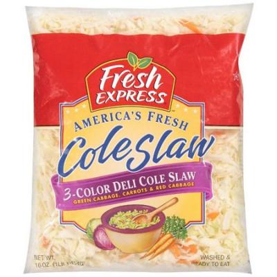 Fresh Express Three-Color Cole Slaw Mix, 14 oz