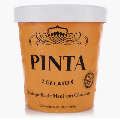 Pinta Gelato Mantequilla de Maní con Chocolate, 12 oz