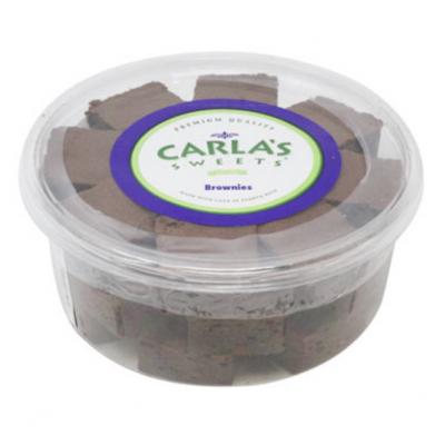 Carla’s Sweets Brownies, 16.80 oz Tub