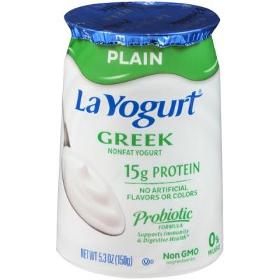 LaYogurt Yogurt Greek Plain, 5.3 oz