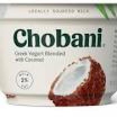 Chobani Greek Yogurt - Coconut Blend Fruit on the Bottom, 5.3 oz