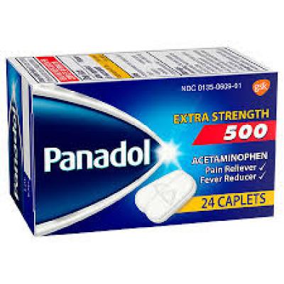 Panadol Extra Strength 500, 24 caplets