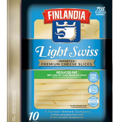 Finlandia Light Swiss Cheese Slices, 7 oz