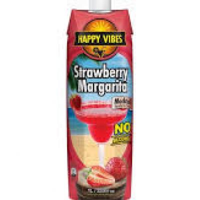 Happy Vibes Strawberry Margarita, 1 L