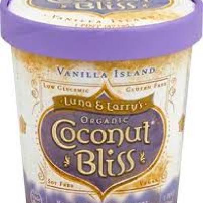 Coconut Bliss Ice Cream Vanilla Island, 16 oz 