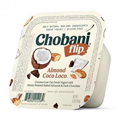 Chobani - Flip Almond Coconut Crumble Low-Fat Greek Yogurt, 5.30 oz