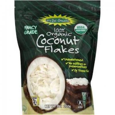 Let’s Do Organic Unsweetened Coconut Flakes, 7 oz