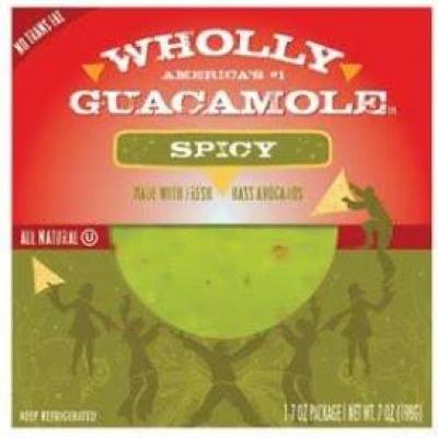 Wholly Guacamole Spicy Homestyle Guacamole, 8 oz