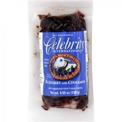 Celebrity Goat’s Cheese with Blueberry and Cinnamon, 4.5 oz