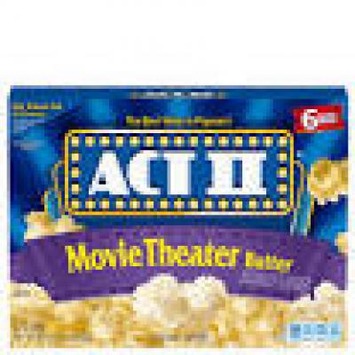 Act II Movie Theater Butter Microwave Popcorn, 3 ct