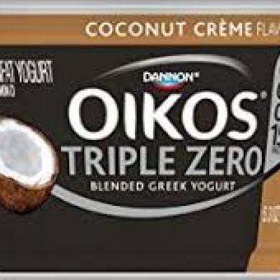 Oikos Nonfat Blended Greek Yogurt, Coconut Cream, 32 oz