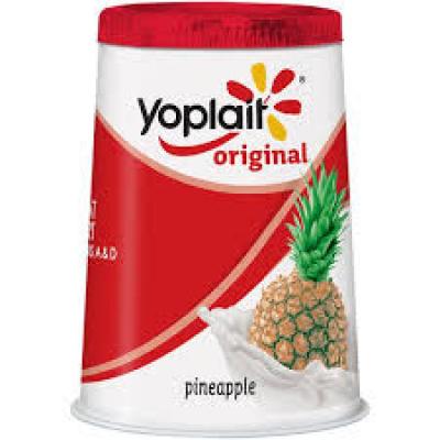 Yoplait Original Pineapple Yogurt, 6 Ounce