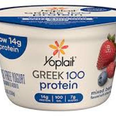 Yoplait - Greek 100 Calories Mixed Berry Yogurt, 5.30 oz