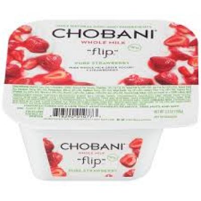 Chobani Pure Raspberry Flip Greek Yogurt, 5.3 oz