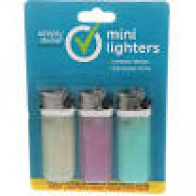 Simply Done Mini Lighters, 3 ct