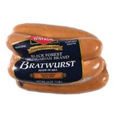 Dietz and Watson Black Forest Hungarian Brand Bratwurst, 16 oz